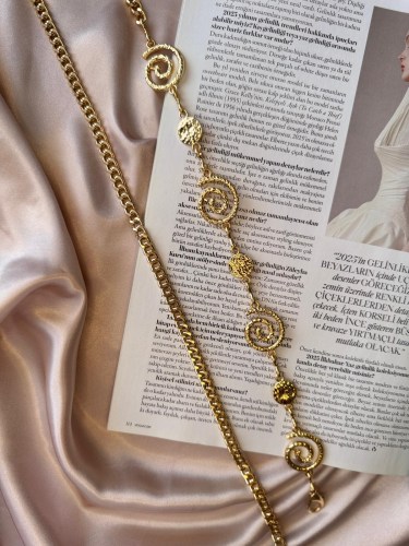 ZİNCİR SARMAL GOLD KEMER